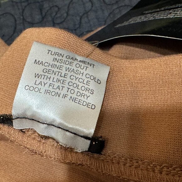 Iman Global Chic Slip into Slim Perfect Ponte Boot-Cut Pant, Camel, Large - Picture 10 of 13